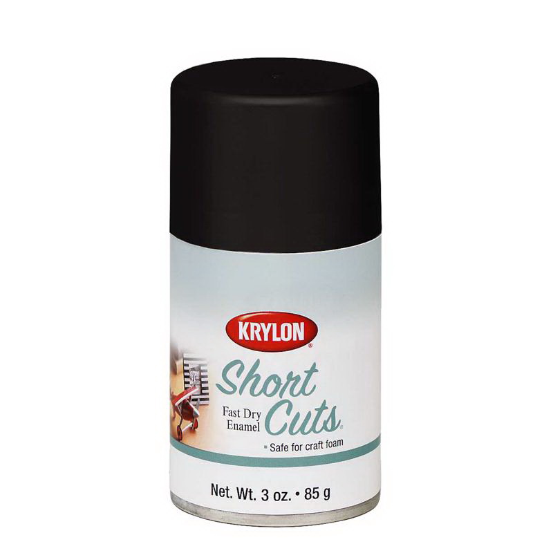 Krylon进口代理批发 Krylon kscs056捷径平面黑色喷漆3盎司