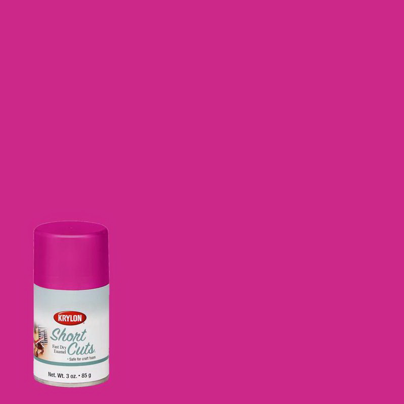 Krylon进口代理批发 Krylon SCS-039捷径光泽粉红色喷漆3盎司