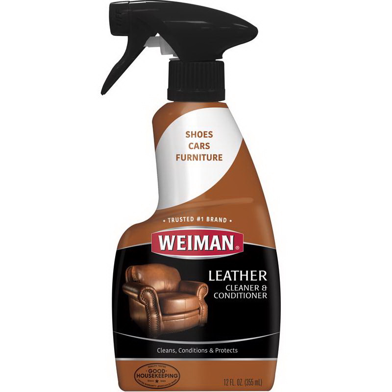 WEIMAN进口代理批发 Weiman 75皮革清洁剂和护发素12盎司液体