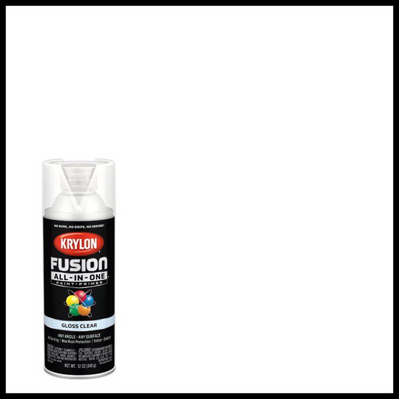 Krylon进口代理批发 Krylon K02705007融合多合一的光泽透明油漆+底漆喷漆12盎司