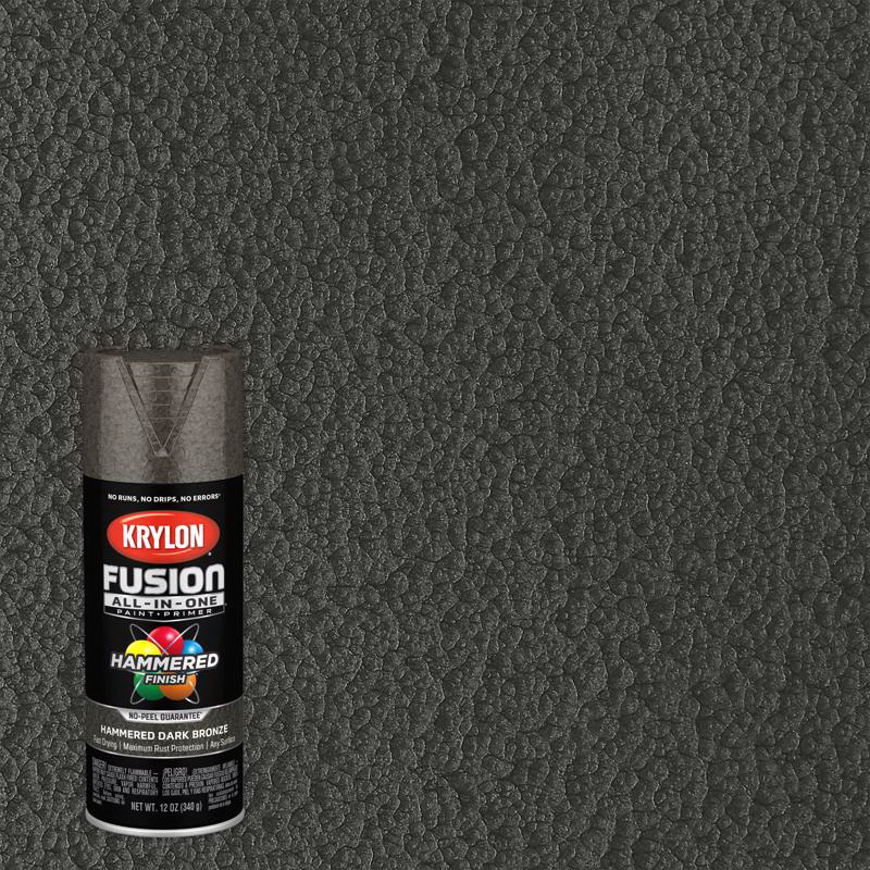 Krylon进口代理批发 Krylon K02787007融合多合一的锤击深铜油漆+底漆喷漆12盎司
