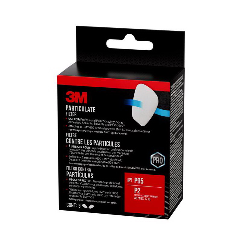 3M进口代理批发 3M 5P71P6-C P95油漆喷雾和农药呼吸器面膜替换滤镜5000白色3对