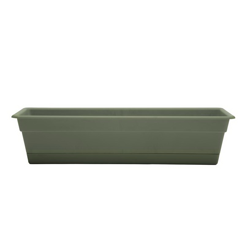 Bloem进口代理批发 bloem dcbt24-42硬脑膜5.75英寸HX 24英寸Wx 7.5英寸D塑料窗户盒生活绿色
