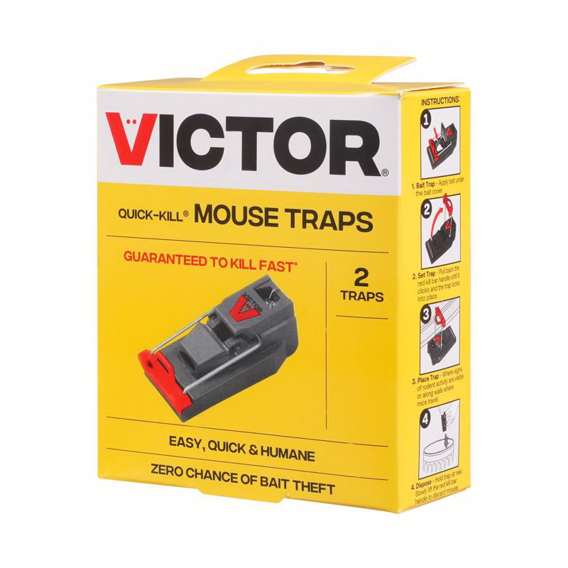 VICTOR进口代理批发 Victor M140-3B小鼠Quick-kill小捕捉陷阱3 pk