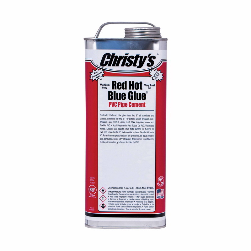 T Christy Enterprises进口代理批发 T Christy Enterprises RH-RHBV-QT-12 PVC 水泥，1 QT 罐低 VOC 深蓝色