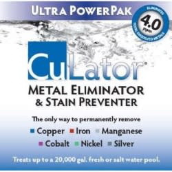 CuLator进口代理批发 CuLator CULULTCS12 Ultra PowerPak 泳池/水疗中心金属去除剂和防污剂，12/箱，CUL-ULT-CS12