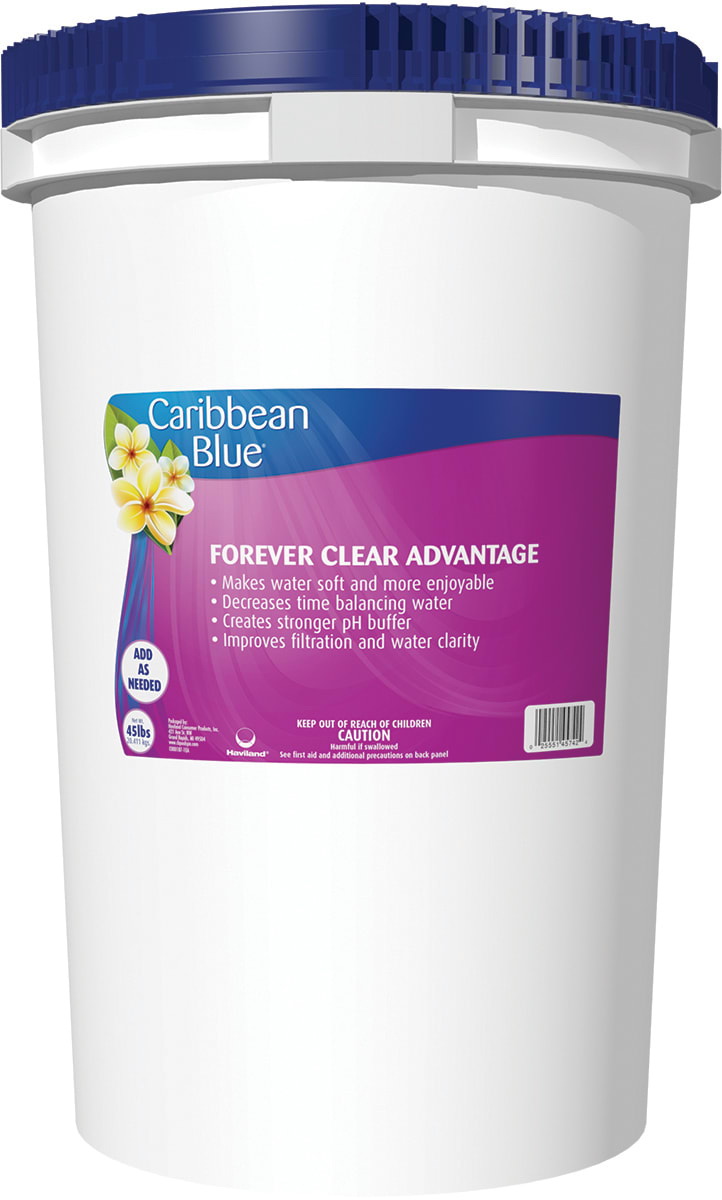 Caribbean Blue进口代理批发 加勒比蓝 C003603-PL45 Poolforever Clear Advantage 澄清剂 45 磅 桶 1/箱