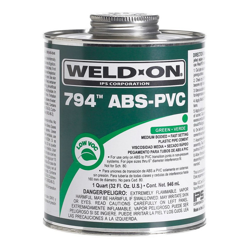 酷牌库|商品详情-IPS进口代理批发 IPS 10273 PVC/ABS 水泥 794 Qt 胶水 绿色 Abs-PVC Trans Quart