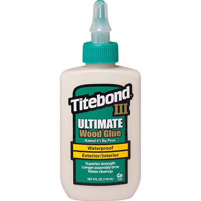 Titebond进口代理批发 Titebond III 终极木工胶 4 盎司