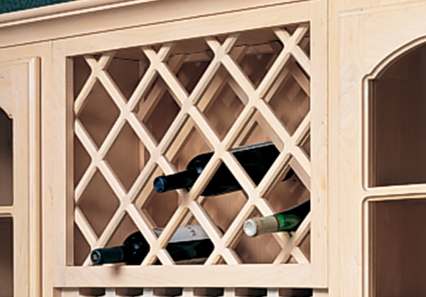 Maple best sale wine rack