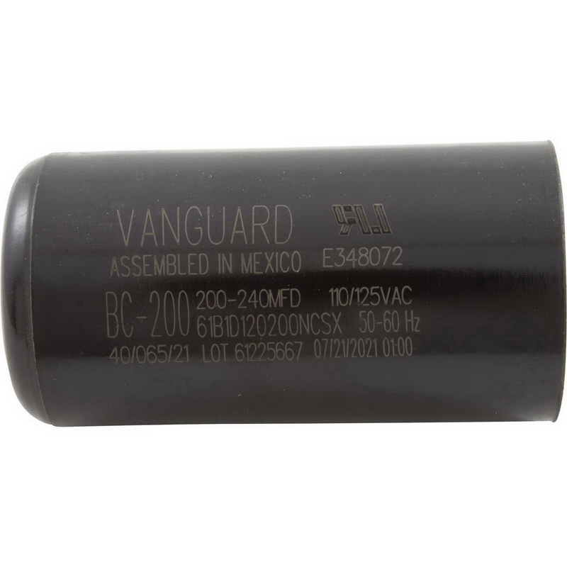 酷牌库|商品详情-Vanguard进口代理批发 Vanguard BC-200 启动电容器，200-240 MFD，115v，1-7/16" x 2-3/4"