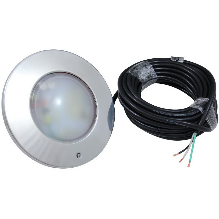 J&J Electronics进口代理批发 J&J Electronics LPL-F3W-120-100-PSQ 泳池灯，纯白 LED，115V，58W，100 英尺，500W 等效，SQ