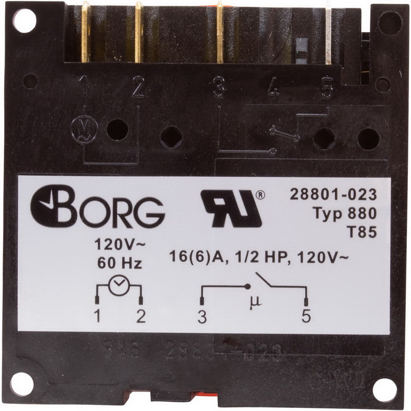 酷牌库|商品详情-Borg/Diehl Controls进口代理批发 Borg/Diehl Controls TA4071 定时器，Diehl，SPST，面板安装，115v，24 小时