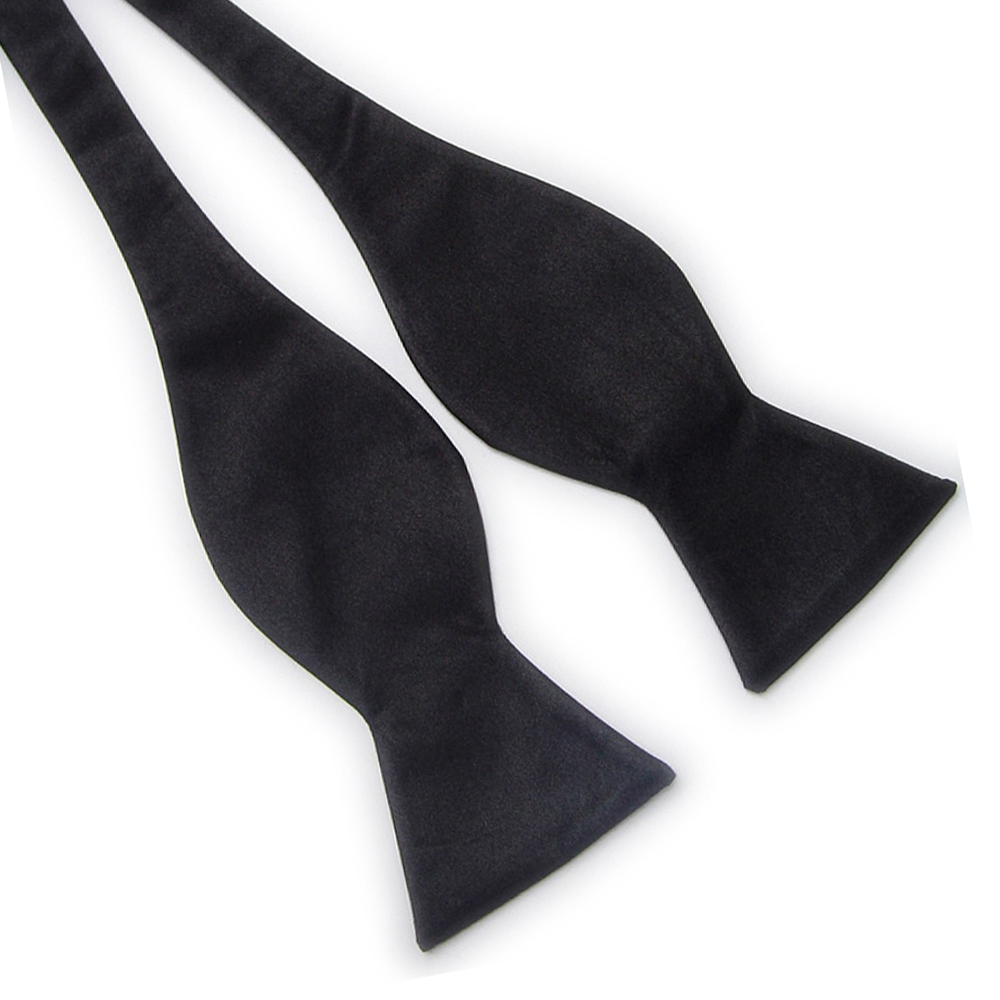 Opentip.com: TopTie Mens Black Formal Self Tie Bow Tie