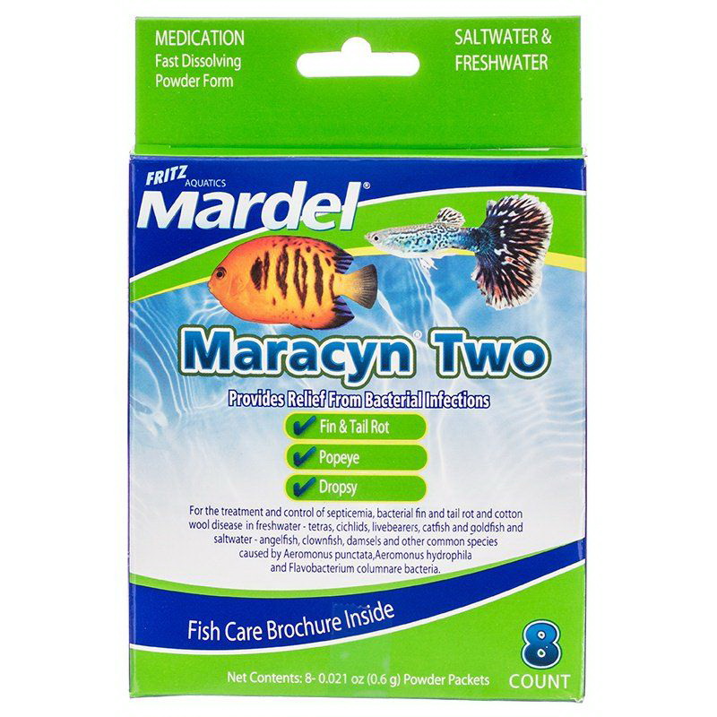 Mardel进口代理批发 Mardel Maracyn 两种抗菌水族箱药物