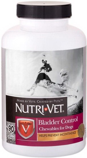 Nutri-Vet进口代理批发 Nutri-Vet 膀胱控制肝脏咀嚼片，90 粒，1001035