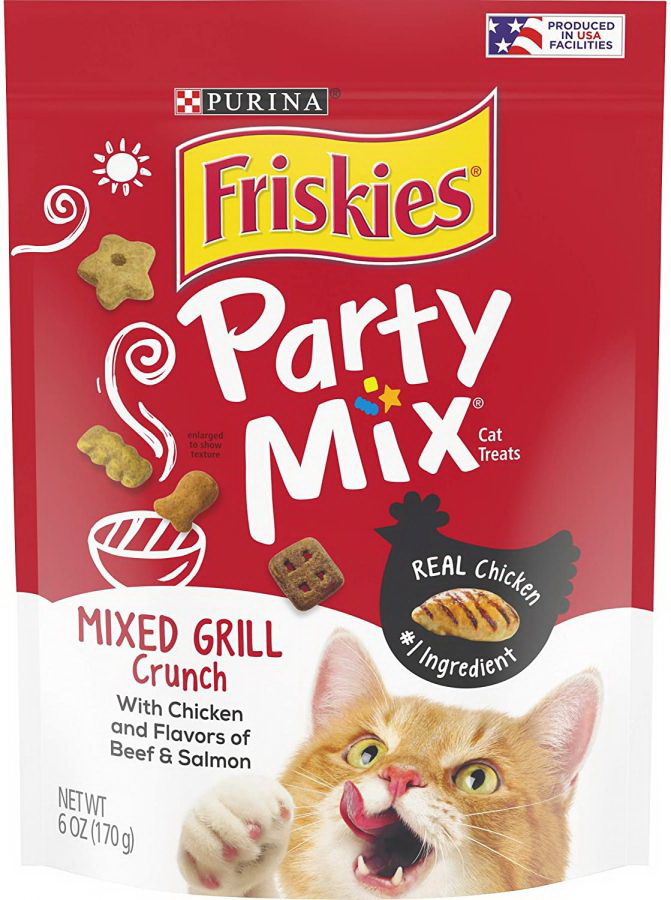 Friskies进口代理批发 Friskies 派对混合松脆零食混合烧烤，6 盎司，29268