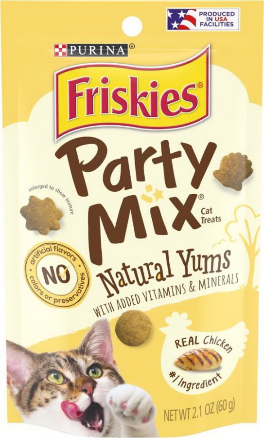 Friskies进口代理批发 Friskies 派对混合猫用真正的鸡肉招待天然美味