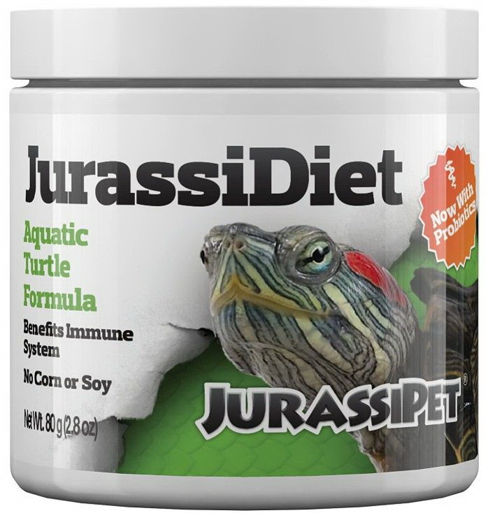 JurassiPet进口代理批发 JurassiPet JurassiDiet 水龟配方优质食品，2.8 盎司，8225