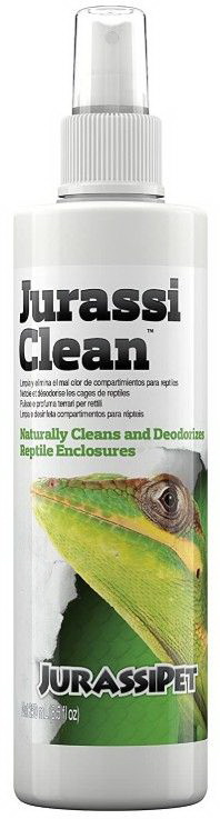 JurassiPet进口代理批发 JurassiPet JurassiClean 自然清洁爬行动物围栏并除臭，8.5 盎司，8516