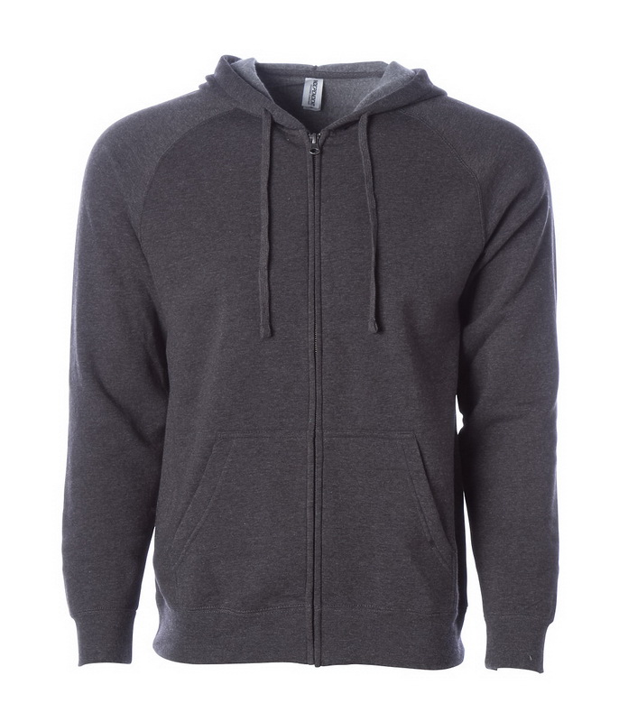  Independent Trading Co. - Lightweight Full-Zip Hooded  Sweatshirt - AFX90UNZ - S - Black Camo : Clothing, Shoes & Jewelry