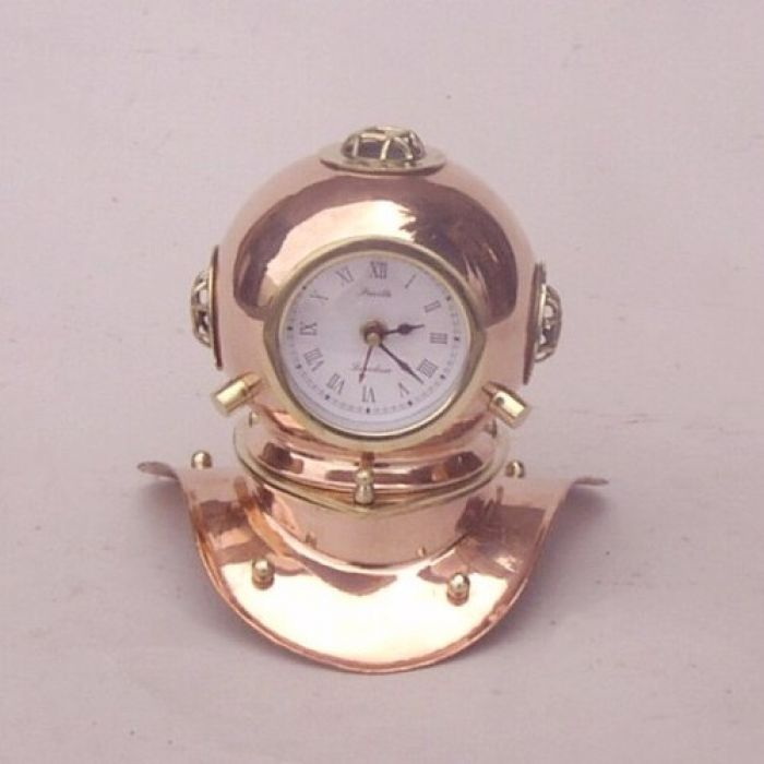 BR 48270 - Brass Ship Wheel Clock (7082), 11 – India Overseas