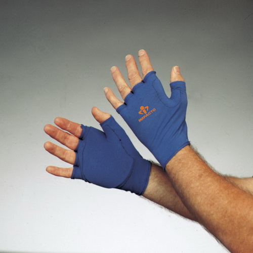 Impacto Fingerless Tool Grip Gloves with Thumb Web Padding, Quantity: Each  of 1