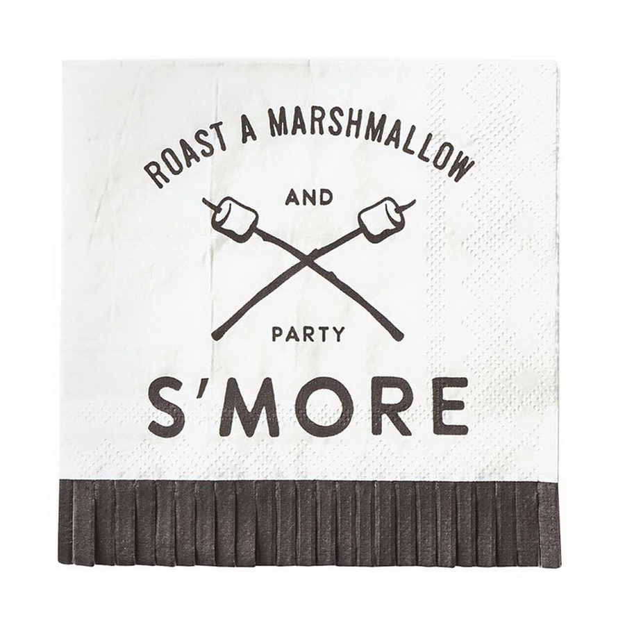 Sips进口代理批发 Sips N5963 S'mores 流苏鸡尾酒餐巾 - Party S'more