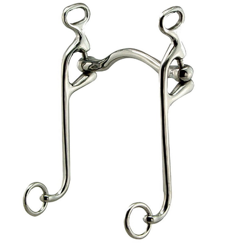 Intrepid International Butterfly French Link 2 Loop Driving Horse Bit 6 ...