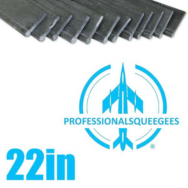 Professional Squegees进口代理批发 专业橡胶刮刀 专业橡胶刮刀 22 英寸（12 件装）HD