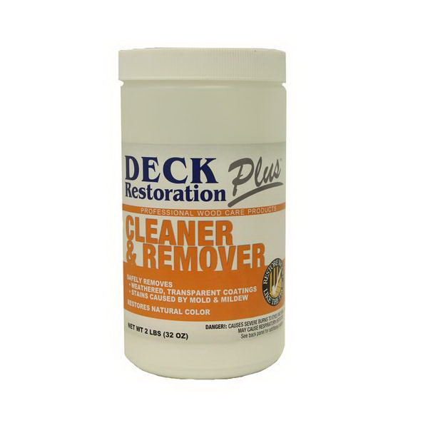 Deck Restoration Plus进口代理批发 Deck Restoration Plus 甲板和木材清洁剂和去除剂粉末 2 磅 DRP