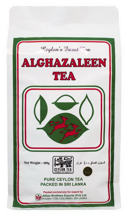 Alghazaleen Tea进口代理批发 Alghazalen 茶 1490W 白袋茶 24/400 G