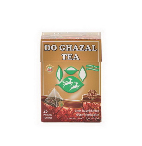 Do Ghazal Tea进口代理批发 Do Ghazal 茶 1495A 藏红花茶袋 12X25X2 G