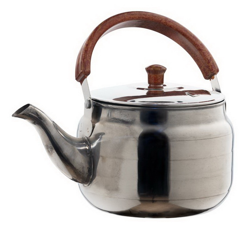 Nour 2319 S S Old Fashion Tea Kettle W Wood Like Handle 24 1.0 L Wholesale Opentip