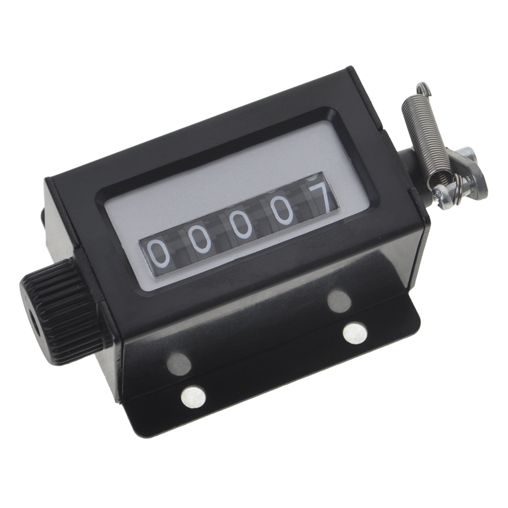 5 Digit Pull Counter Hand Mechanical Pull Stroke Counter Manual Clicker