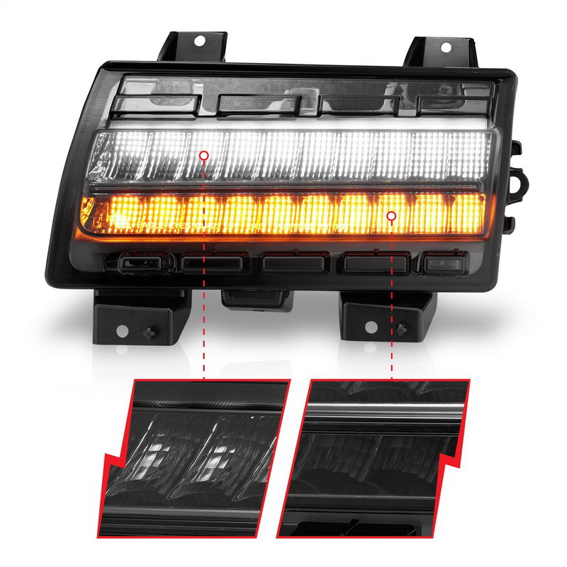 酷牌库|商品详情-Anzo进口代理批发 Anzo 511087 LED 侧标记 Jl/Jt 烟雾 18-21