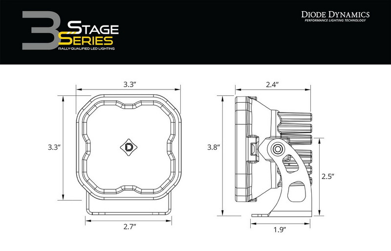 酷牌库|商品详情-Diode Dynamc进口代理批发 Diode Dynamc Ss3 Led Pod Max 白色组合标准，Diode Dynamics DD6491P