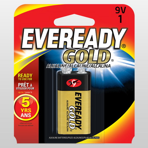 Prim Source进口代理批发 Prim Source Eveready 金色碱性 9V，Eveready A522BP