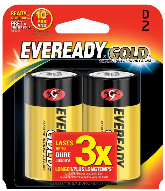 Prim Source进口代理批发 Prim Source Eveready 金色碱性 D，Eveready A95BP-2