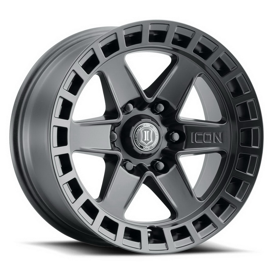 ICON进口代理批发 ICON 3417856350SB 17 X 8.5 英寸尺寸；缎黑色； 6