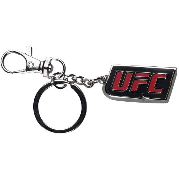 UFC Keychain - Zamac Primary Logo Red & Black, Officially Licensed Collectible Keychain - View #9