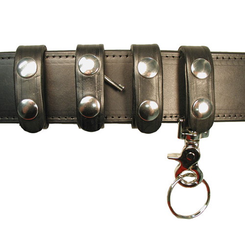 Boston Leather 1 Belt Keeper, Hook and Loop