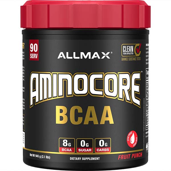 ALLMAX进口代理批发 Aminocore：BCAA补充粉90份 /水果打孔