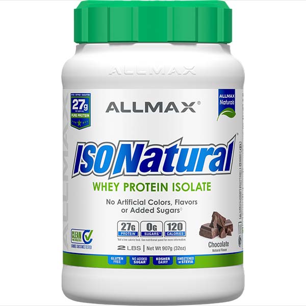 ALLMAX进口代理批发 等纯性：天然纯乳清蛋白分离粉2磅 /巧克力