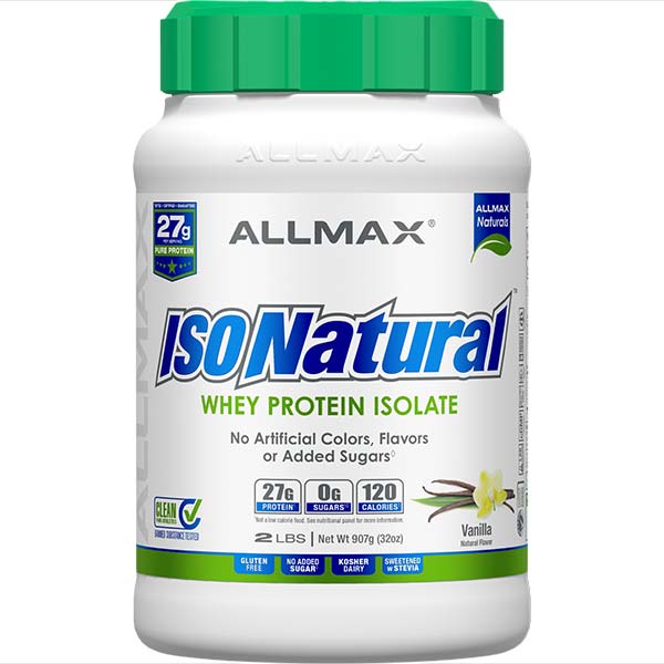 ALLMAX进口代理批发 等属性：天然纯乳清蛋白分离粉2磅 /香草