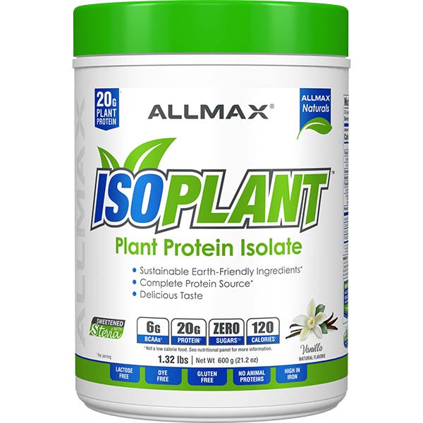 ALLMAX进口代理批发 等植物蛋白分离株600克 /香草