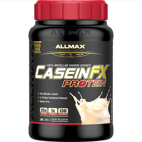 ALLMAX进口代理批发 酪蛋白-FX蛋白：100％胶束酪蛋白源2磅 /香草