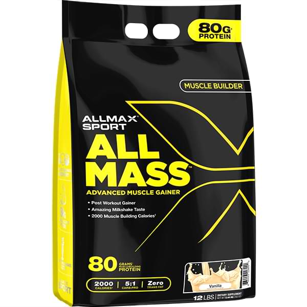ALLMAX进口代理批发 Allmass：先进的肌肉增益12磅 /香草