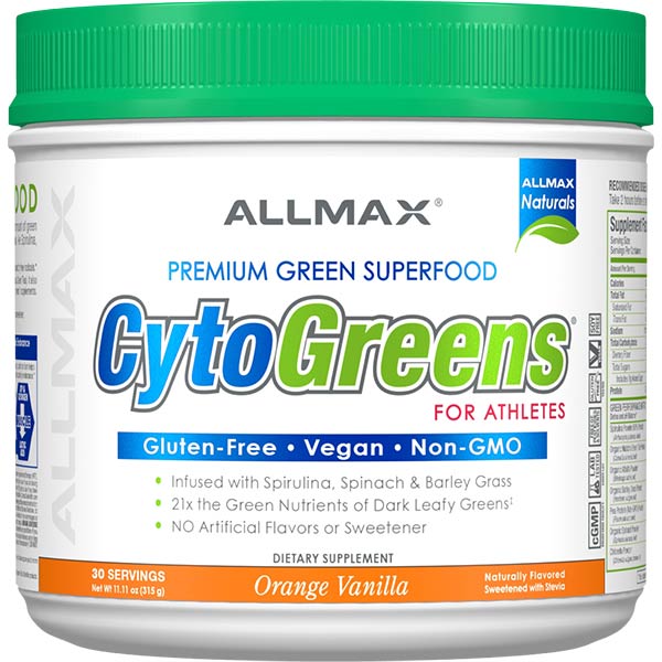 ALLMAX进口代理批发 cytogreens超级绿色粉末橙香草