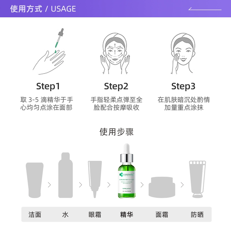 酷牌库|商品详情-进口货源代理批发 【自营】CSS希妍萃色修保湿精华液30ml60ml熊果苷舒缓提亮眼霜